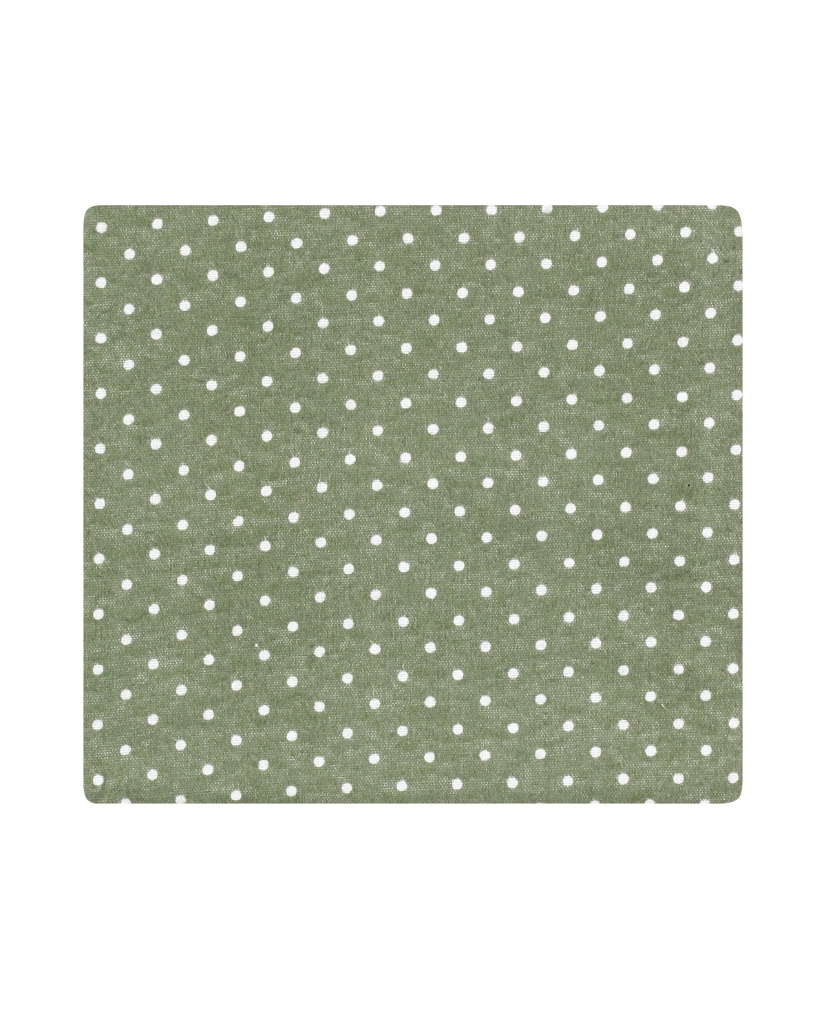 Hudson Baby Infant Girl Cotton Poly Flannel Receiving Blankets, One Size - Sage floral