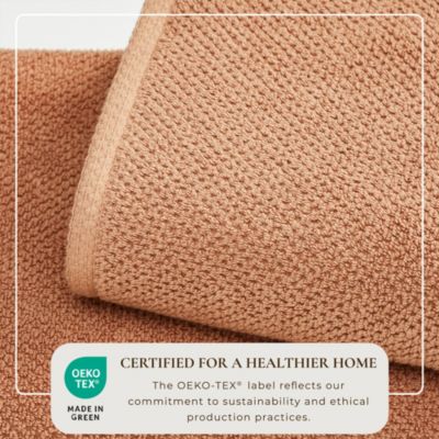 Cotton Textured 4-Piece Bath Towel Set