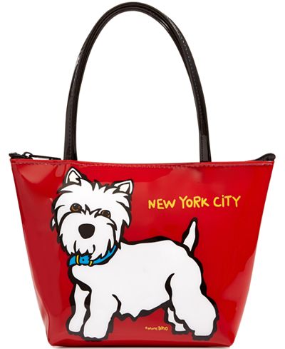 Marc Tetro NYC Westie Mini Zip Tote