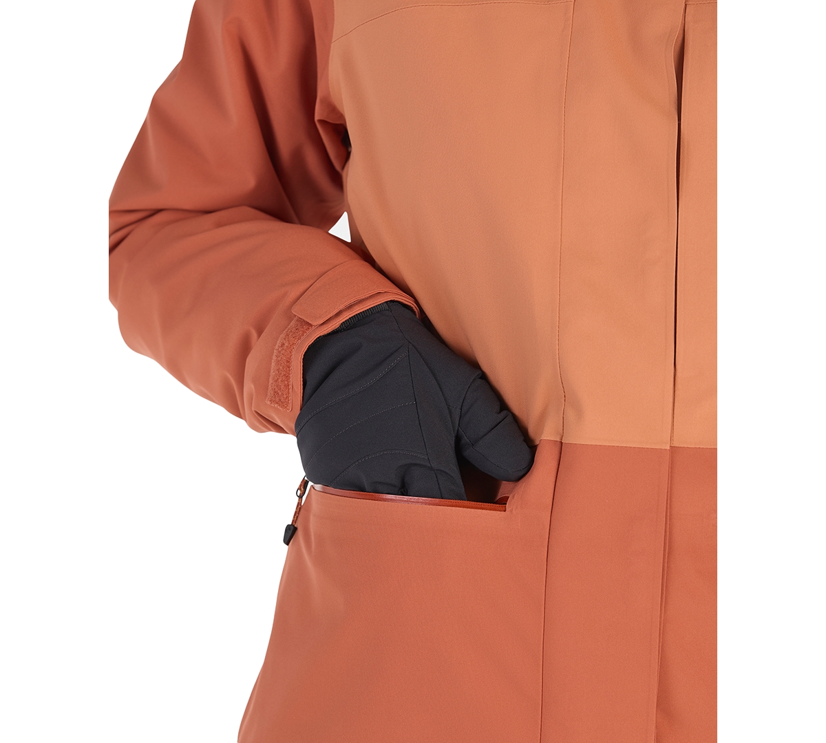 Marmot Women's Insulated Refuge Ski Jacket In Sunburn,auburn
