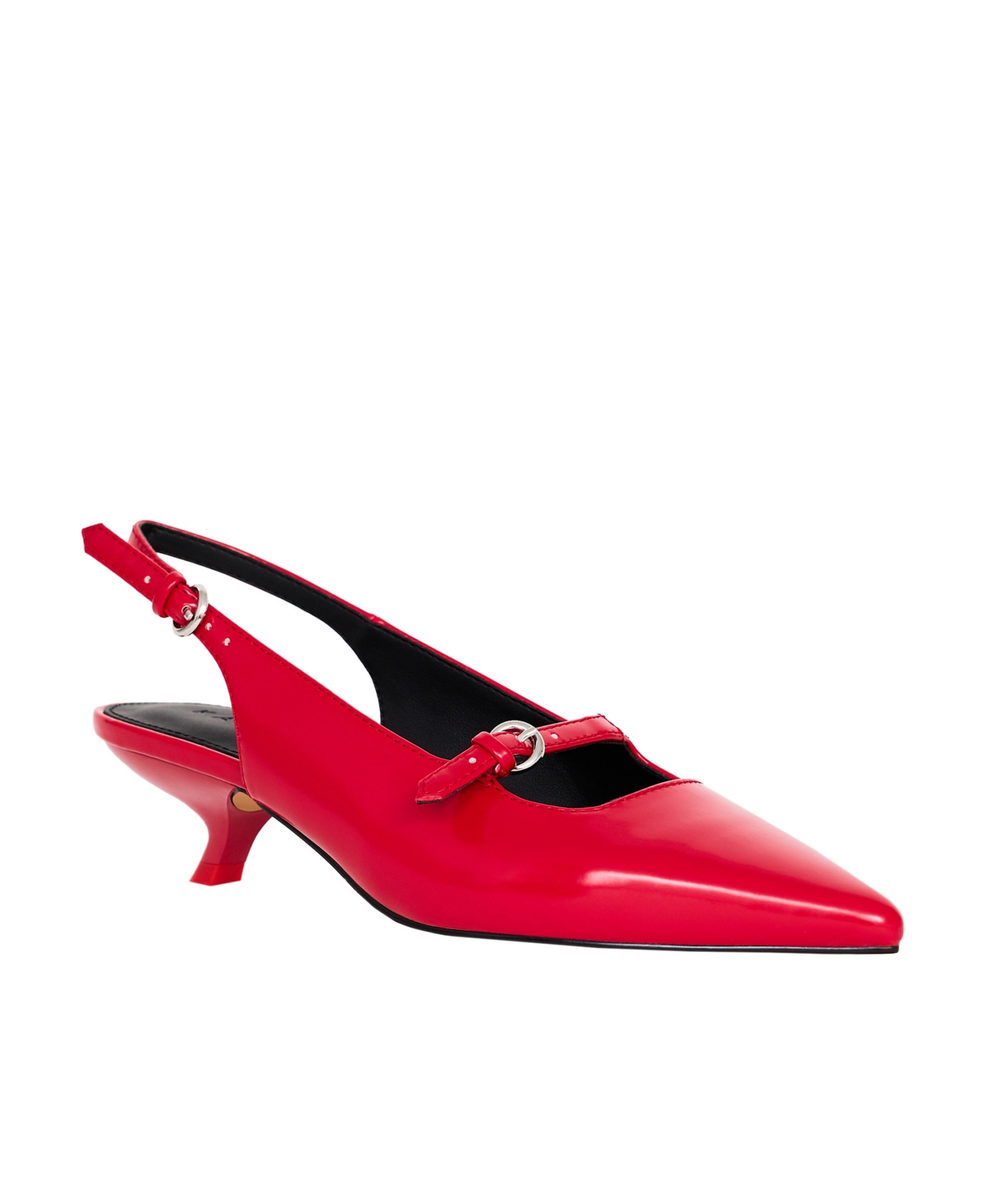 Shop Katy Perry Women's Micro Heel Slingback Pumps In Bright Red