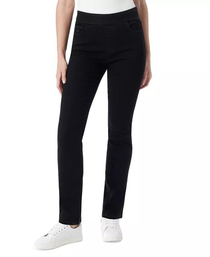 Women's Amanda High-Rise Straight Pull-On Jeans