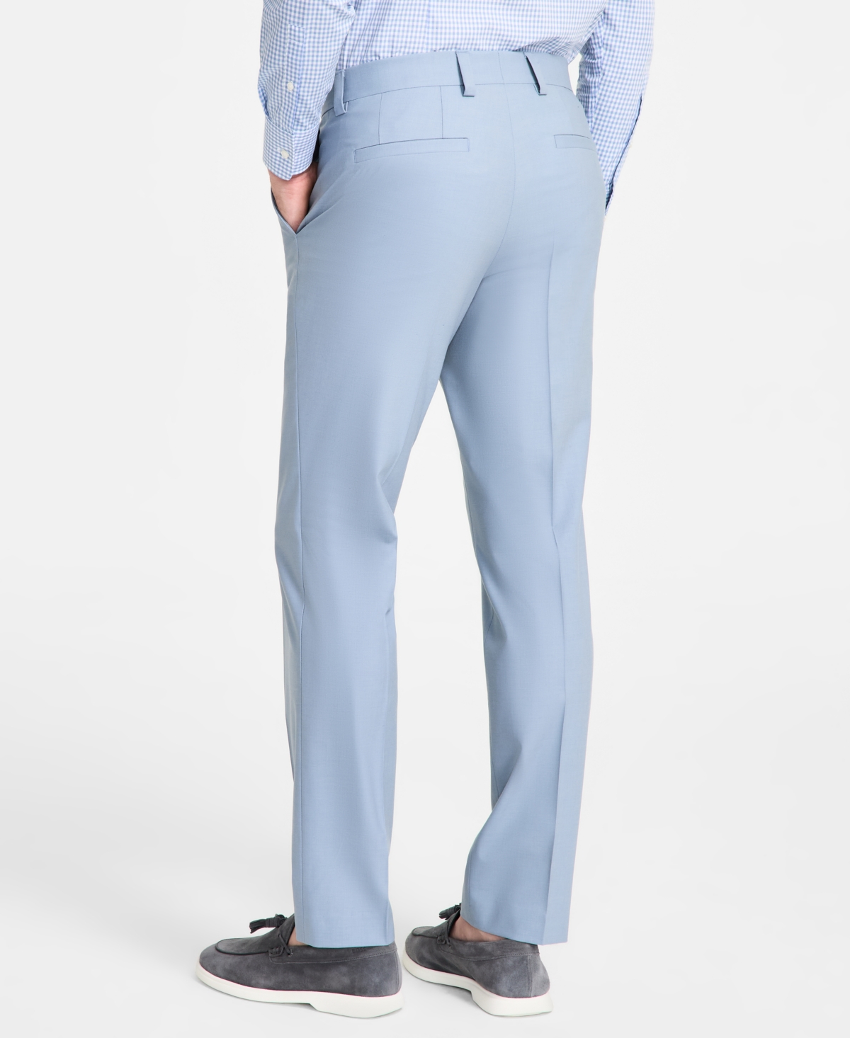 Hugo Boss Hugo By  Men's Modern-fit Wool Blend Suit Pants In Blue
