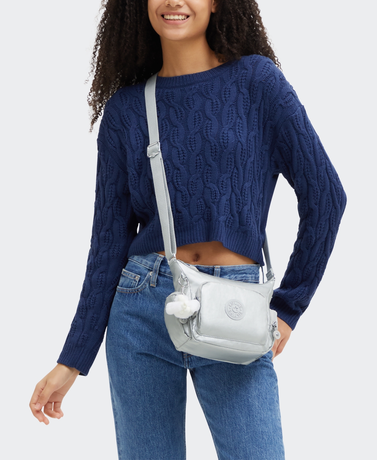 Kipling Gabbie Mini Crossbody Bag - New Bright Metallic | Smart Closet