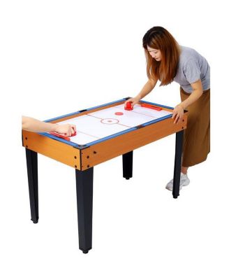 5-in-1 Multi-Game Table - Billiards, Push Hockey, Foosball, Ping Pong, and Basketball