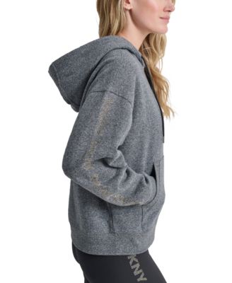 Women's Rhinestone Logo Fleece Hoodie