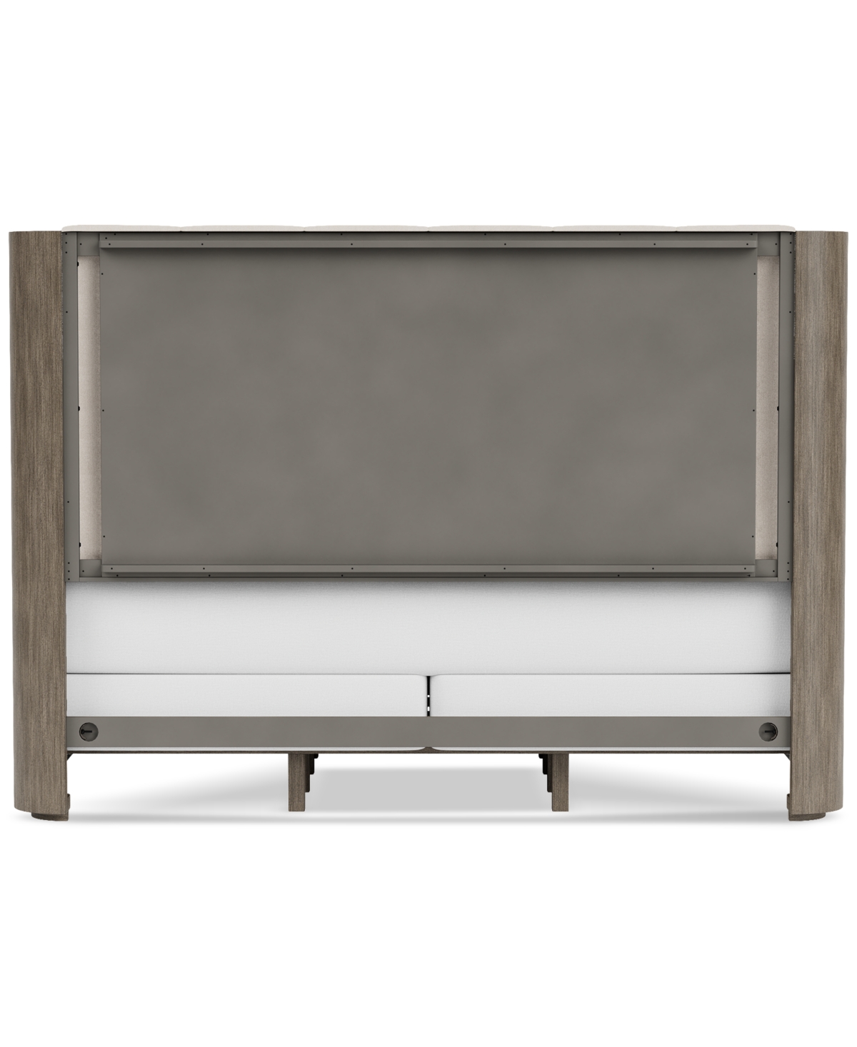 MACY'S FRANDLYN UPHOLSTERED KING STORAGE BED 