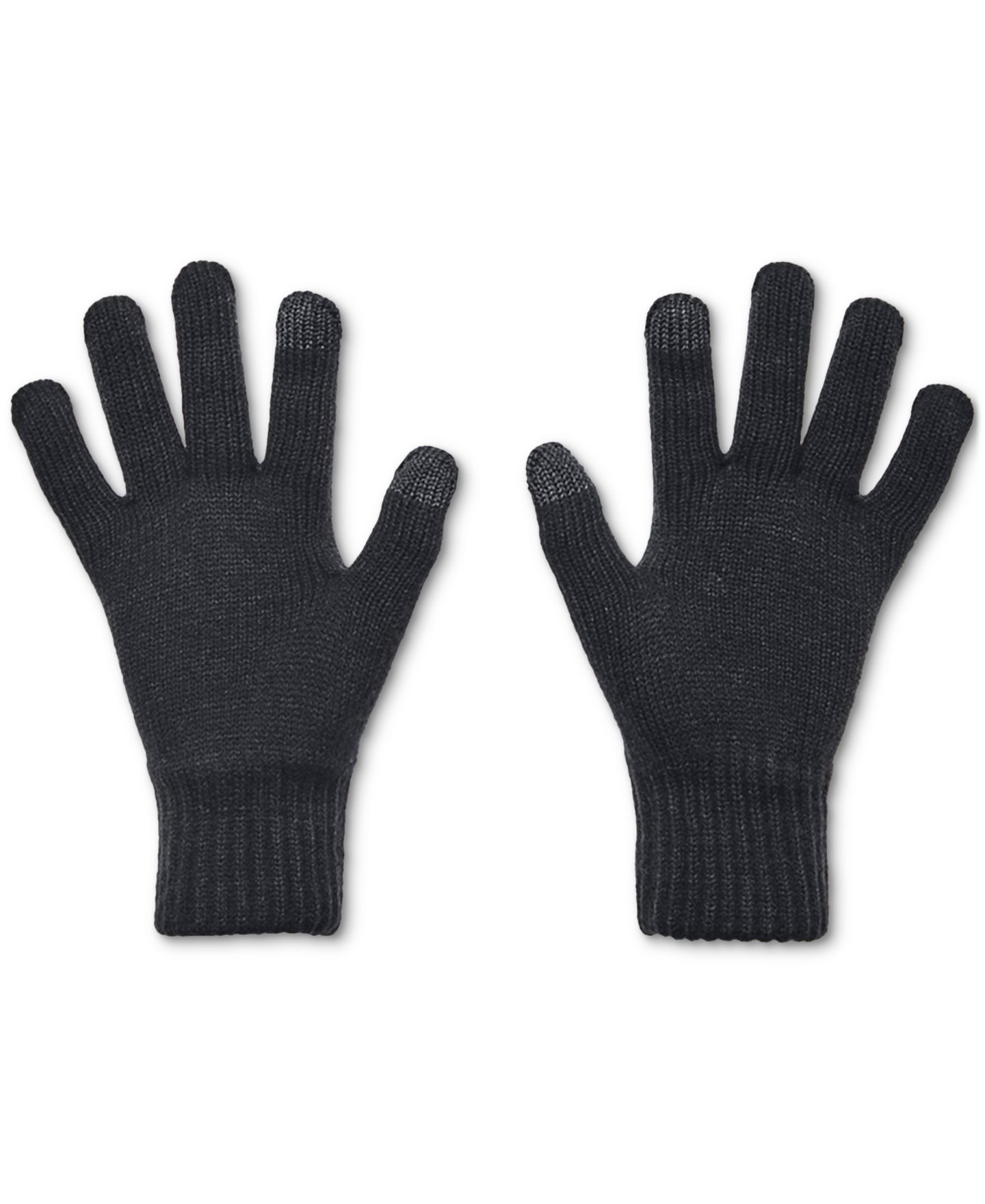 Мужские перчатки Under Armour Halftime Tech Touch Gloves, цвет: 003 Чёрный — фото 2