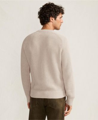Men's Cotton Drifter Saddle Crewneck Shaker Sweater