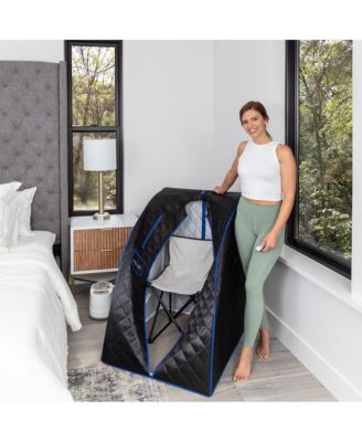 Compact & Portable Steam Sauna With Foldable Chair