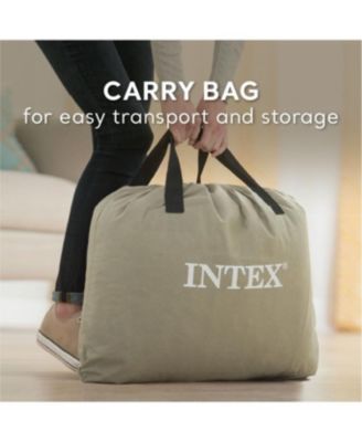 Dura Beam Plus Fiber-Tech Elevated Air Mattress with Built-In Pump, Twin