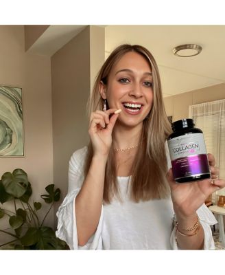 Multi Collagen Capsules, Collagen Peptides Supplement for Hair, Skin, Nails & Joints, Vitauthority, 180ct