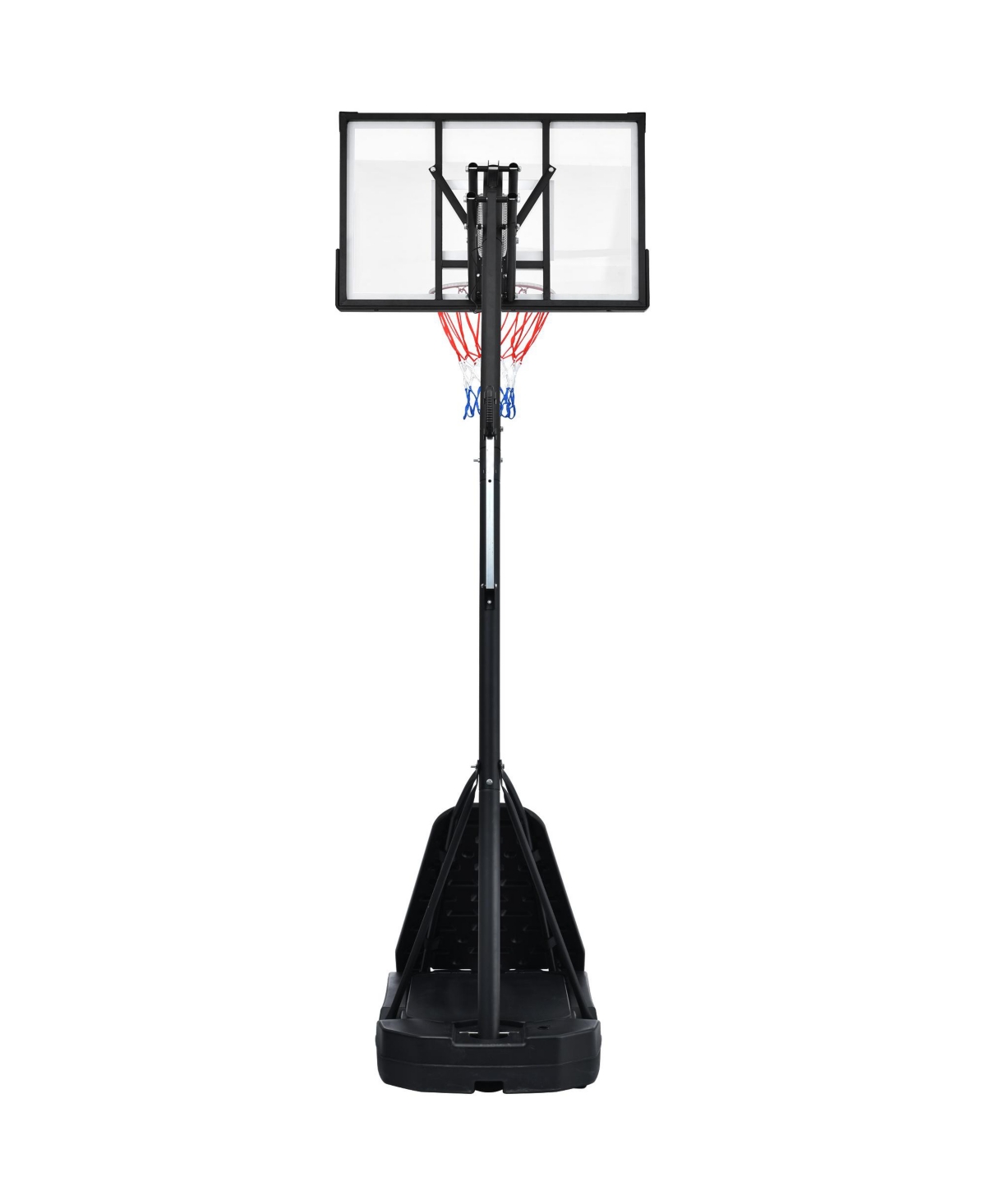 Slickblue Portable Basketball Hoop System for Versatile Play - Black