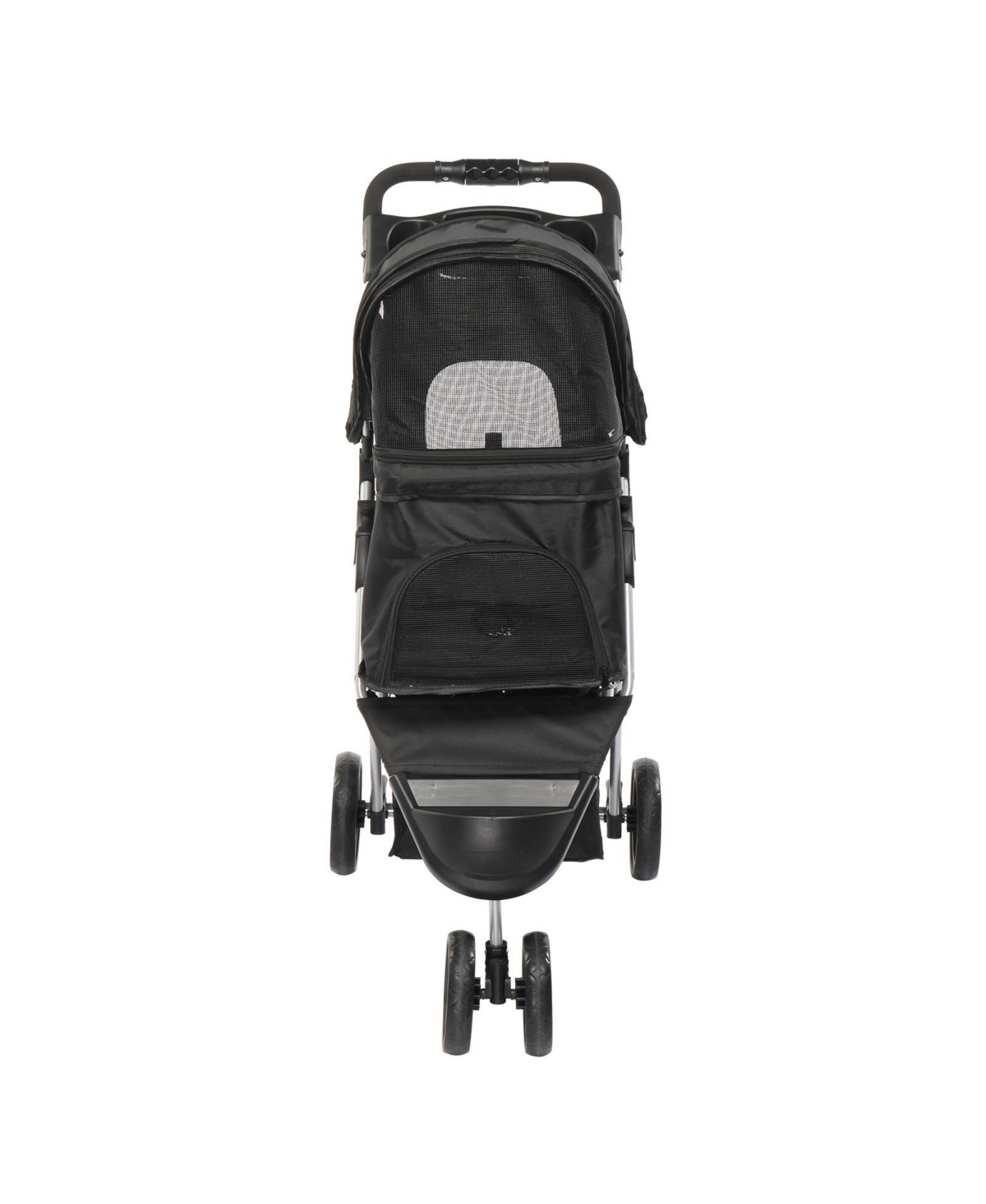 Slickblue 3-Wheel Pet Stroller – Maneuverable and Comfortable for Pets