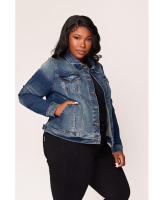 Plus Size Denim Jacket