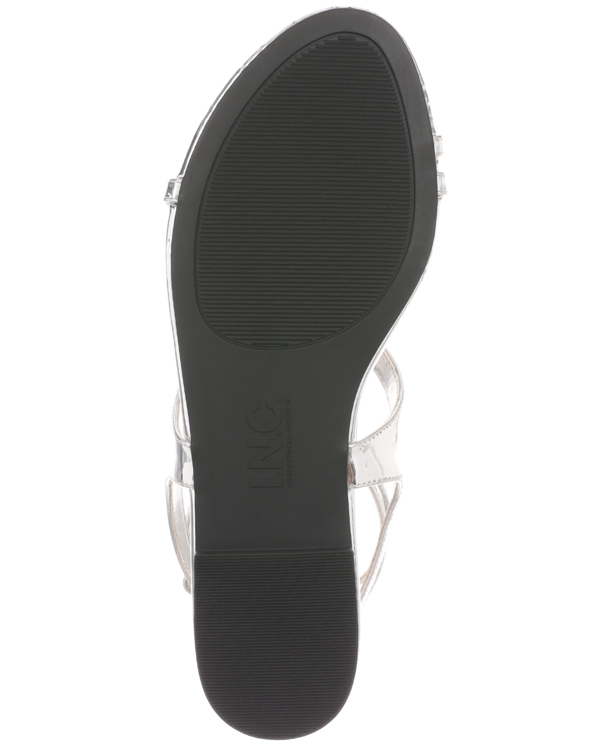 Inc International Concepts Women's Alexandree Strappy Flat Sandals, Created For Macy's In Silver Tpu