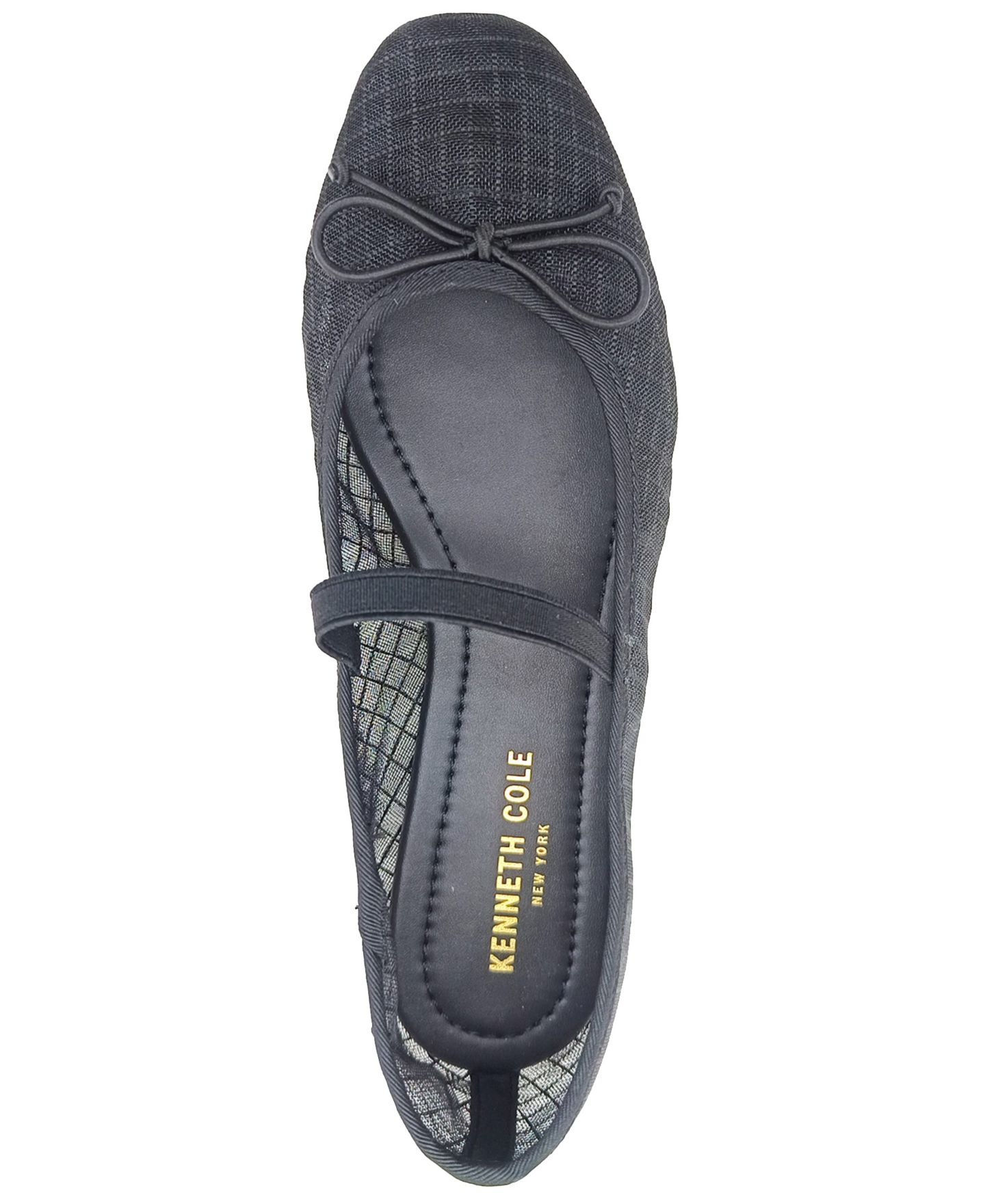 Женские сетчатые балетки Kenneth Cole New York Myra с квадратным носом, цвет: Чёрный сетчатый — фото 4