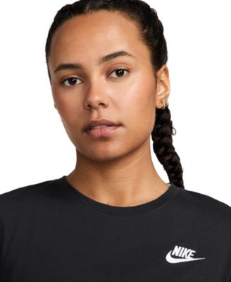 Sportswear Club Women's Cotton Long-Sleeve T-Shirt