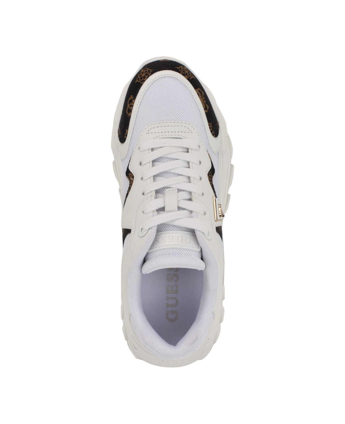 Guess Women's Nowah Triangle Lace-Up Chunky Fashion Sneakers
