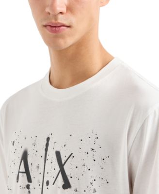 Men's Splatter Graphic Logo T-Shirt
