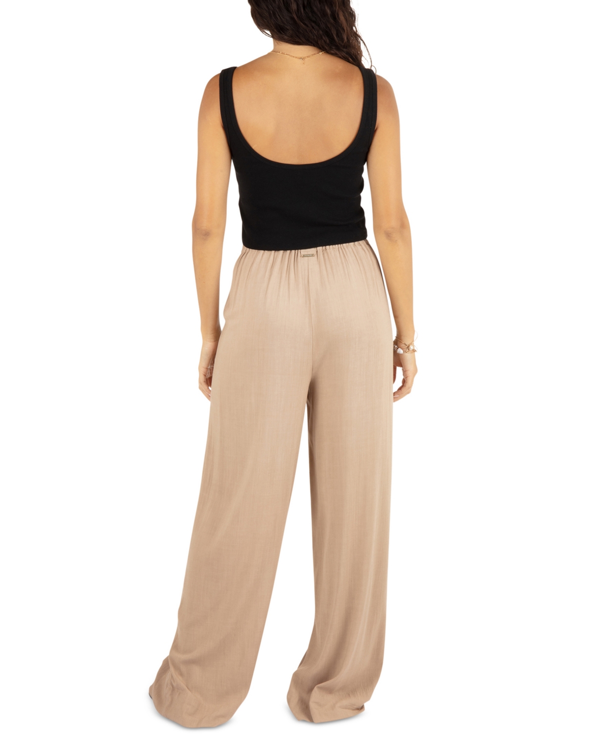 HURLEY JUNIORS' PULL-ON WIDE-LEG TROUSER BEACH PANTS 
