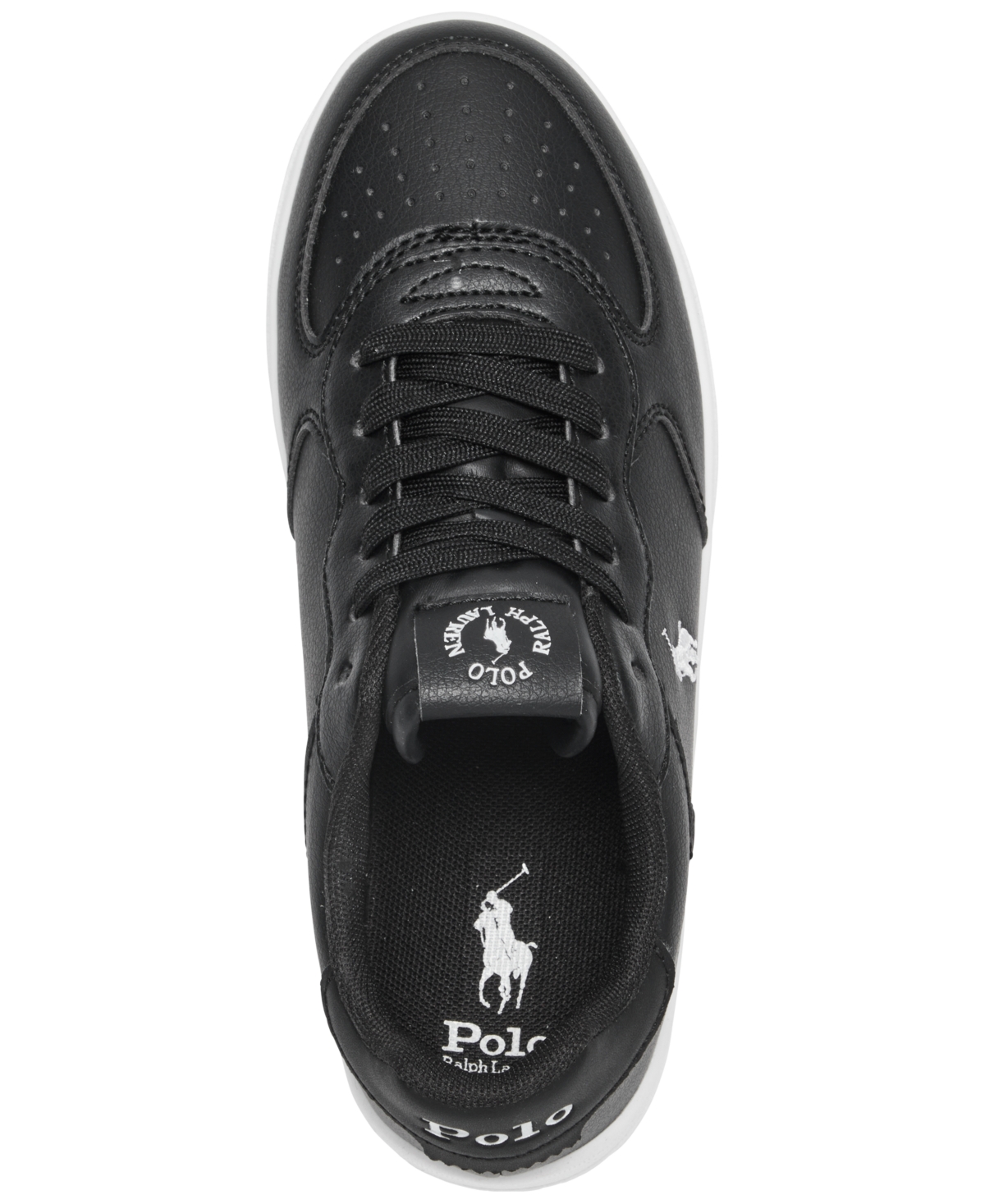 Polo Ralph Lauren Little Kids Masters Court Casual Sneakers from Finish Line -White