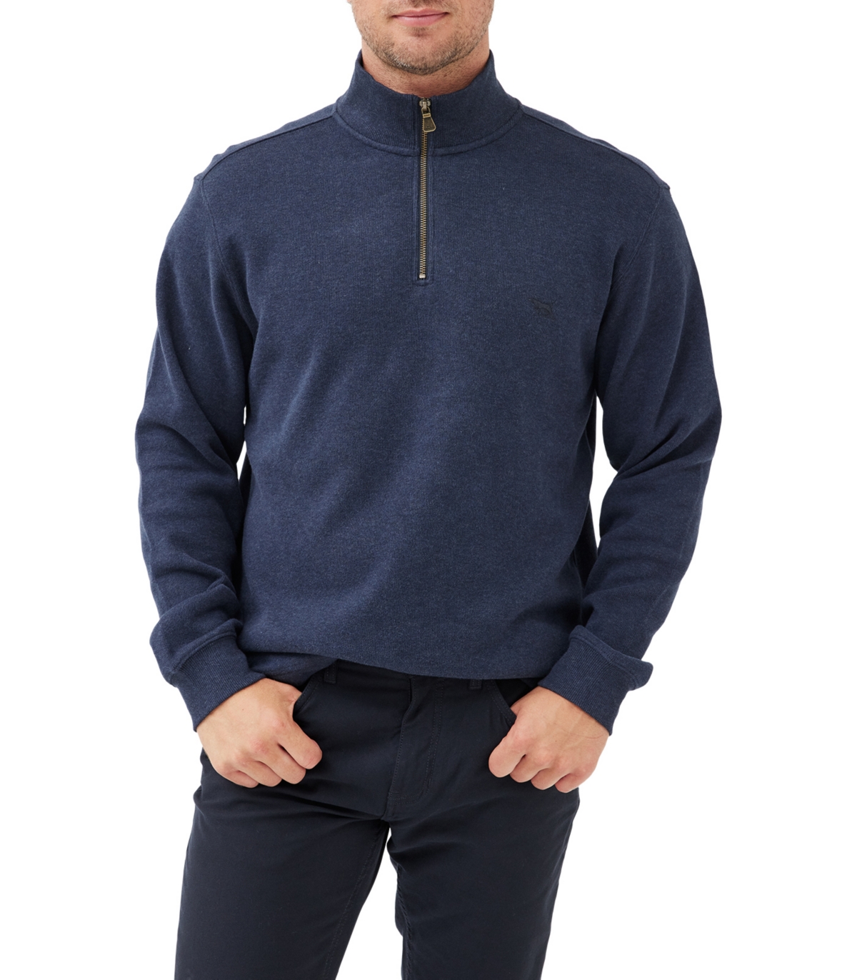 Rodd & Gunn Men's Alton Ave Quarter-zip Sweatshirt In Blue
