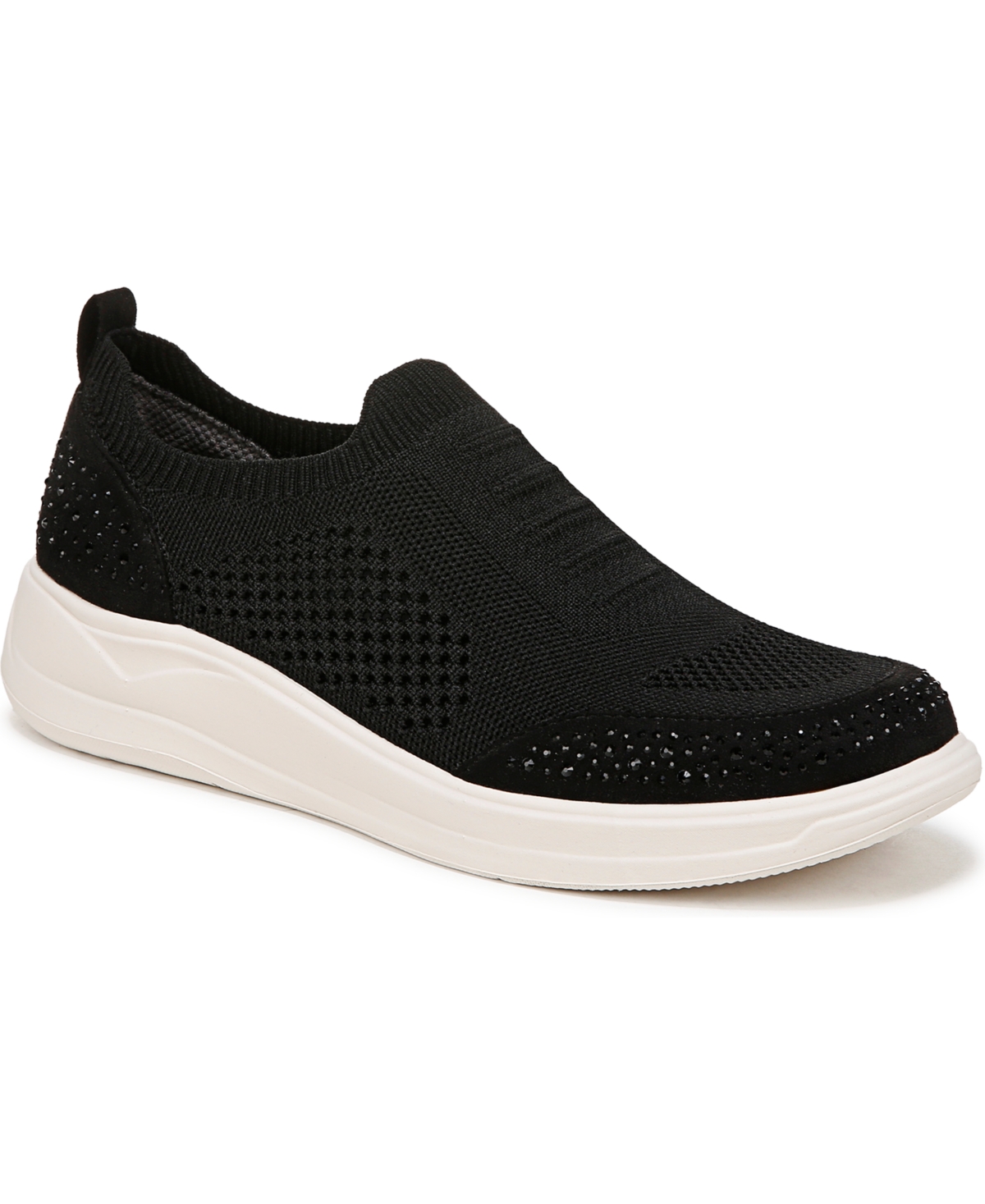 Women's Timeless Bright X-Training Washable Inspired Slip On Sneakers - Barely Beige Strech Knit Fabric