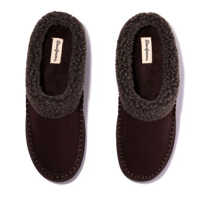 Men's Marshall Microsuede Moccasin Toe Clog House Shoe Slipper