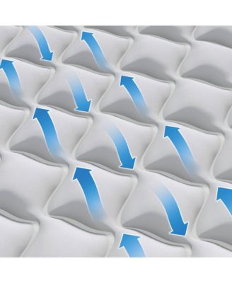 64487ED Supreme Air Flow Fiber Tech Air Mattress with Built in Pump, Twin