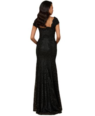 Women's Fitted Lace Mermaid Gown