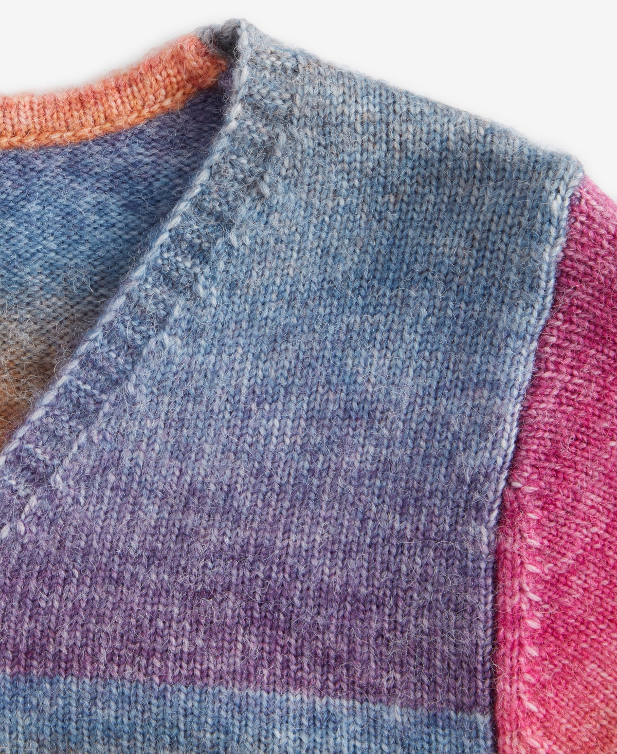 With Jules Big Girls Drawstring Rainbow Sweater In Multi