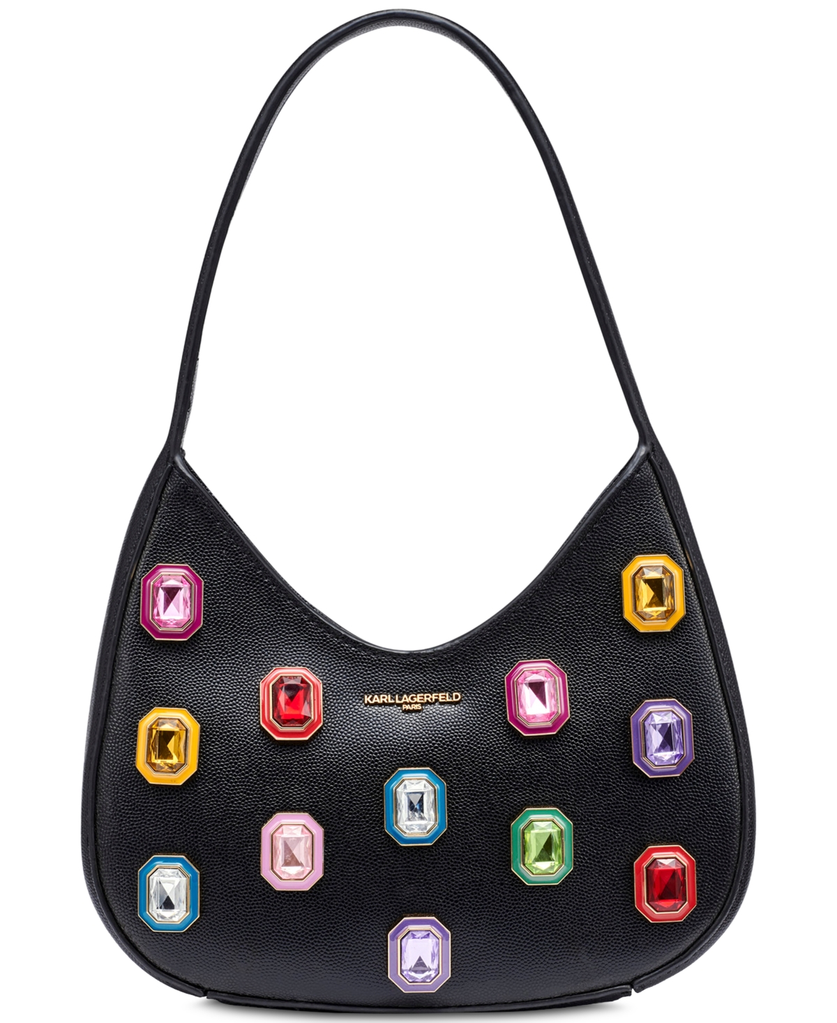 Karl Lagerfeld Paris Desi Leather Hobo