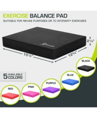 Exercise Balance Pad, Regular 15.5 x 12.75-in