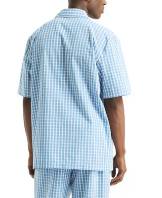 Men's Crafted Plaid Camp Sleep Pajama Shirt