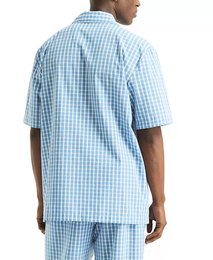 Men's Crafted Plaid Camp Sleep Pajama Shirt - thumbnail 4