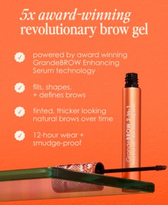 GrandeBROW 2-In-1 Tinted Brow Gel + Brow Enhancing Serum