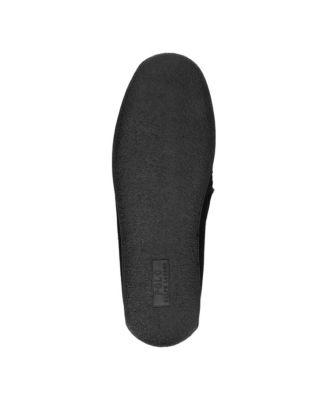 Polo Ralph Lauren Mens Black Brenan Bear Moccasin Slippers- Size 12 Amazon.com | POLO RALPH LAUREN Men Brenan Bear Moc Slipper  main image 4