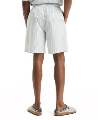 Men's Crafted Striped Poplin Sleep Short