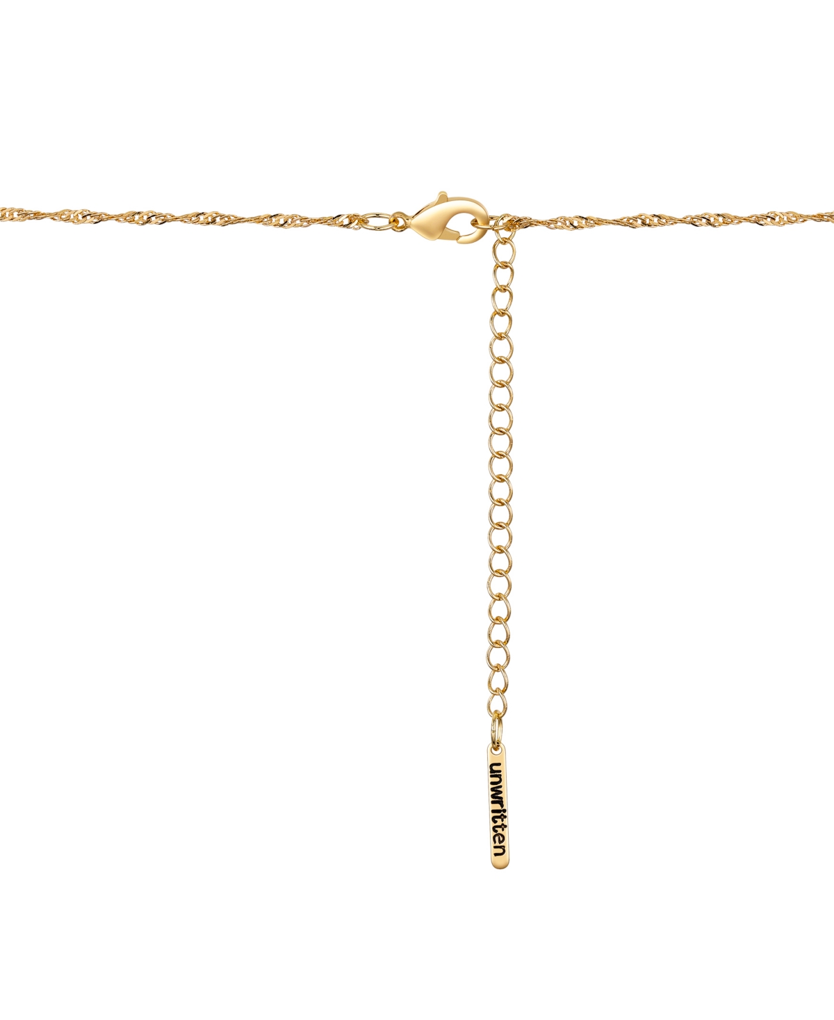 Unwritten Cubic Zirconia Star And Evil Eye Sodalite Crystal Charm Pendant Necklace In Gold