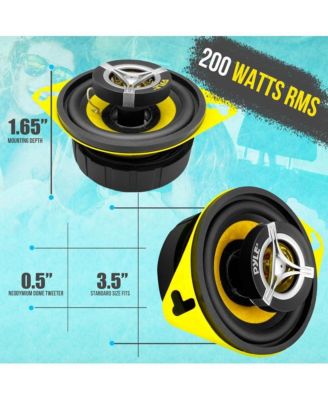 3.5" Two-Way Car Speakers, 120 Watt