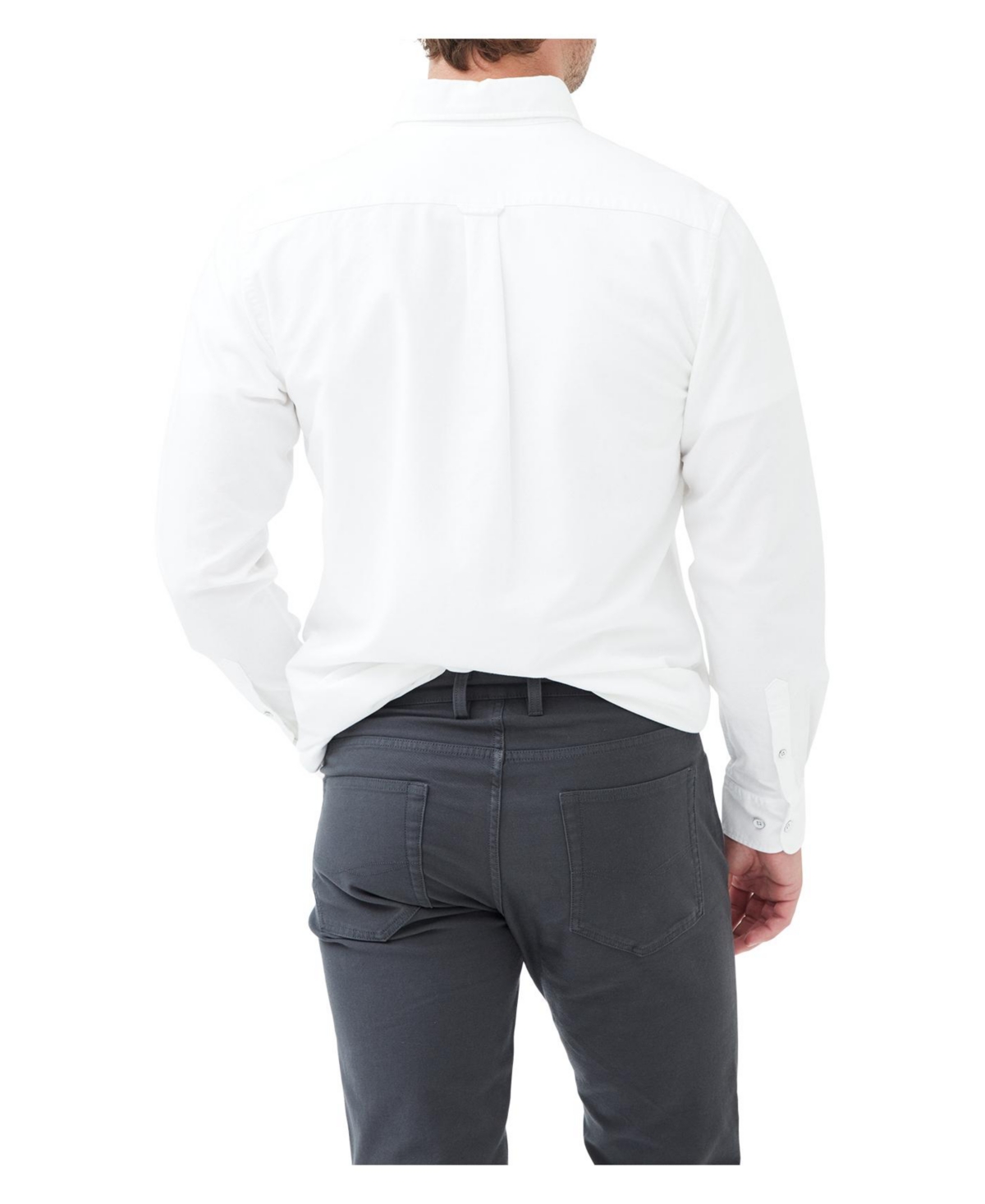 Rodd & Gunn Men's Gunn Oxford Long Sleeve Sports Fit Shirt In White