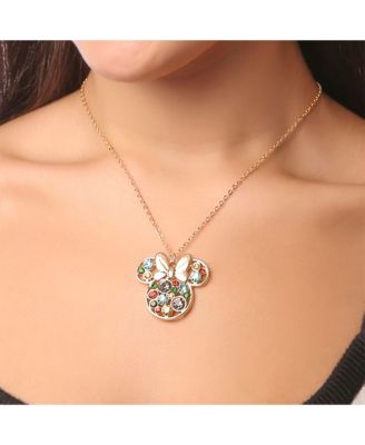 Minnie Mouse Fashion Stone Necklace