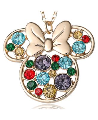 Minnie Mouse Fashion Stone Necklace