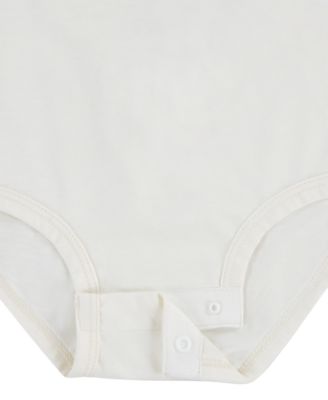 Baby Boys Deboss Overall and Bodysuit, 2-Piece Set