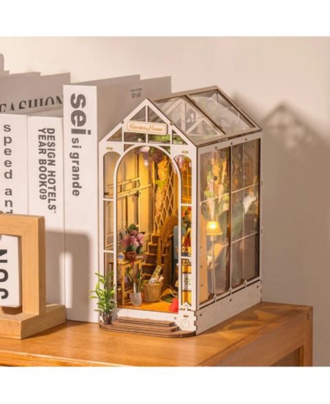 Детские конструкторы Flash Popup Flower House Book Nook Kit 176-Piece Puzzle, Ages 14 & Up, цвет: Белый