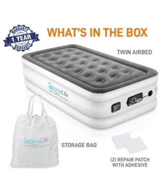 18" Twin Premium Raised Airbed With Built-in Pump