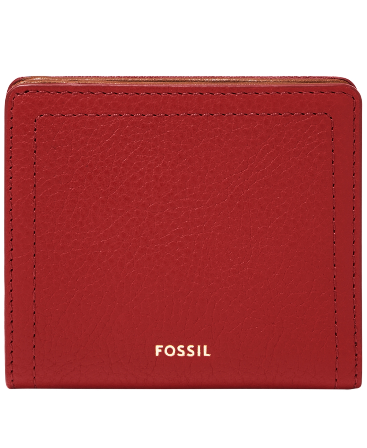 Fossil Logan Rfid Bifold Wallet In Garnet