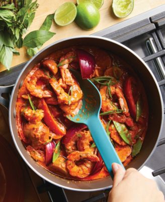 Cook + Create Aluminum Nonstick Saute Pan with Lid, 3 Quart