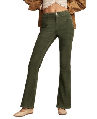 Lucky Brand - Women's Stevie High-Rise Corduroy Flare Pants